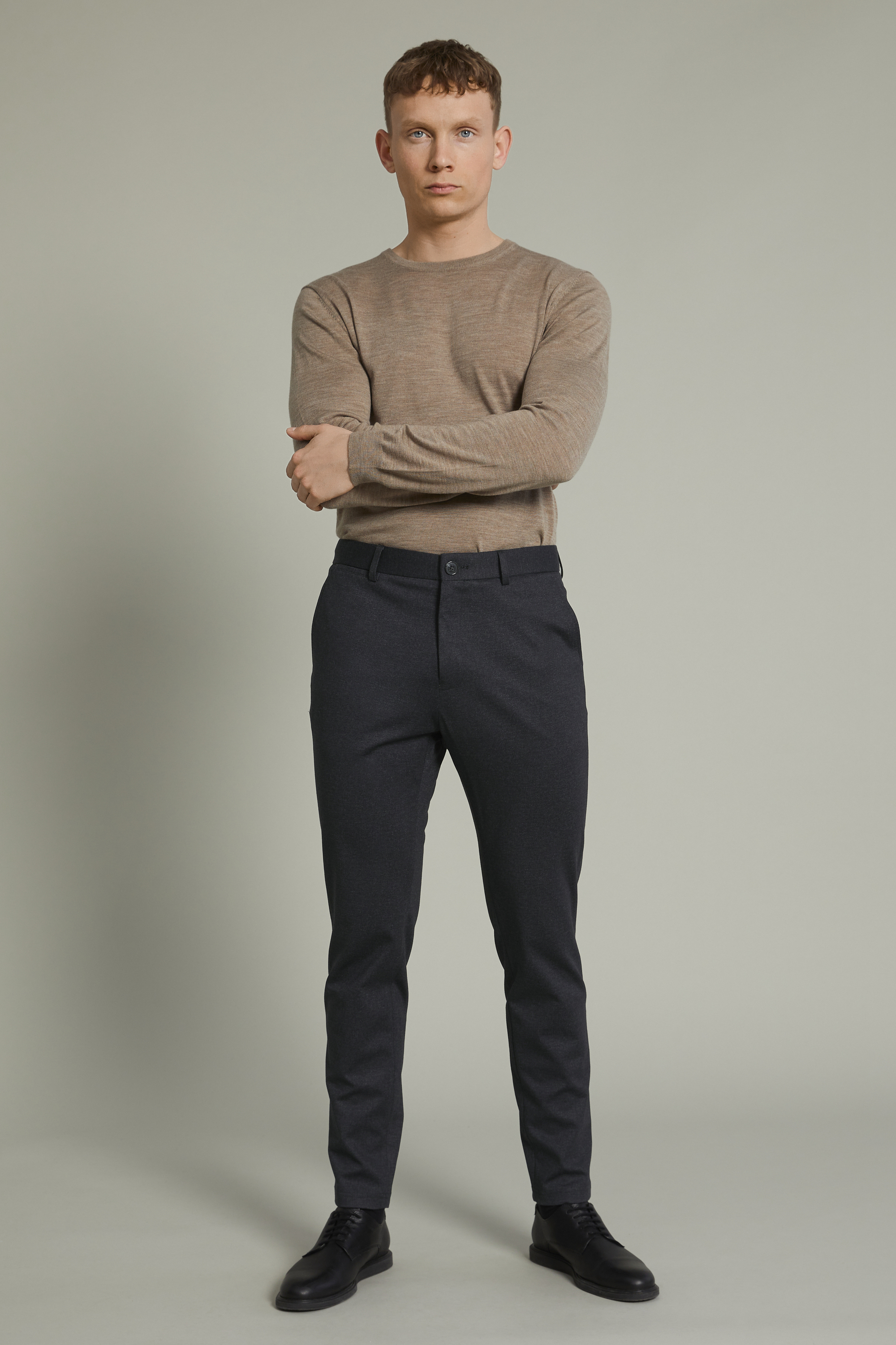 Casual Hose Gerade Passform black Image