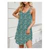 Damen Bedrucktes Scoop-Neck Cami Kleid
