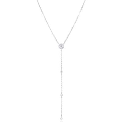 Gena.paris 'The One' Damen Halskette aus 925 Sterling Silber - Silber GC1597-W Image
