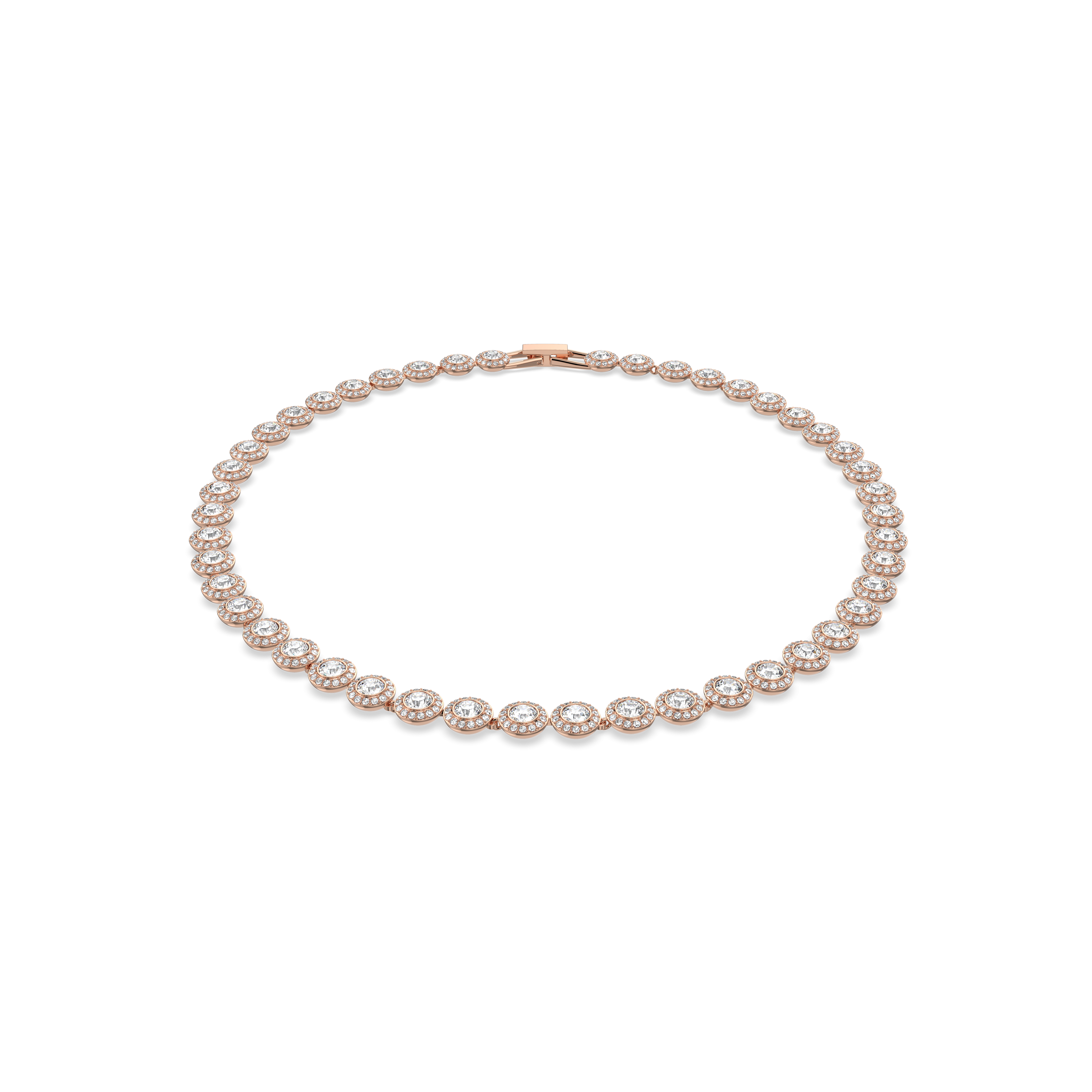 Swarovski 'Angelic' Damen-Halskette aus vergoldetem Metall - Rosé 5367845 Image
