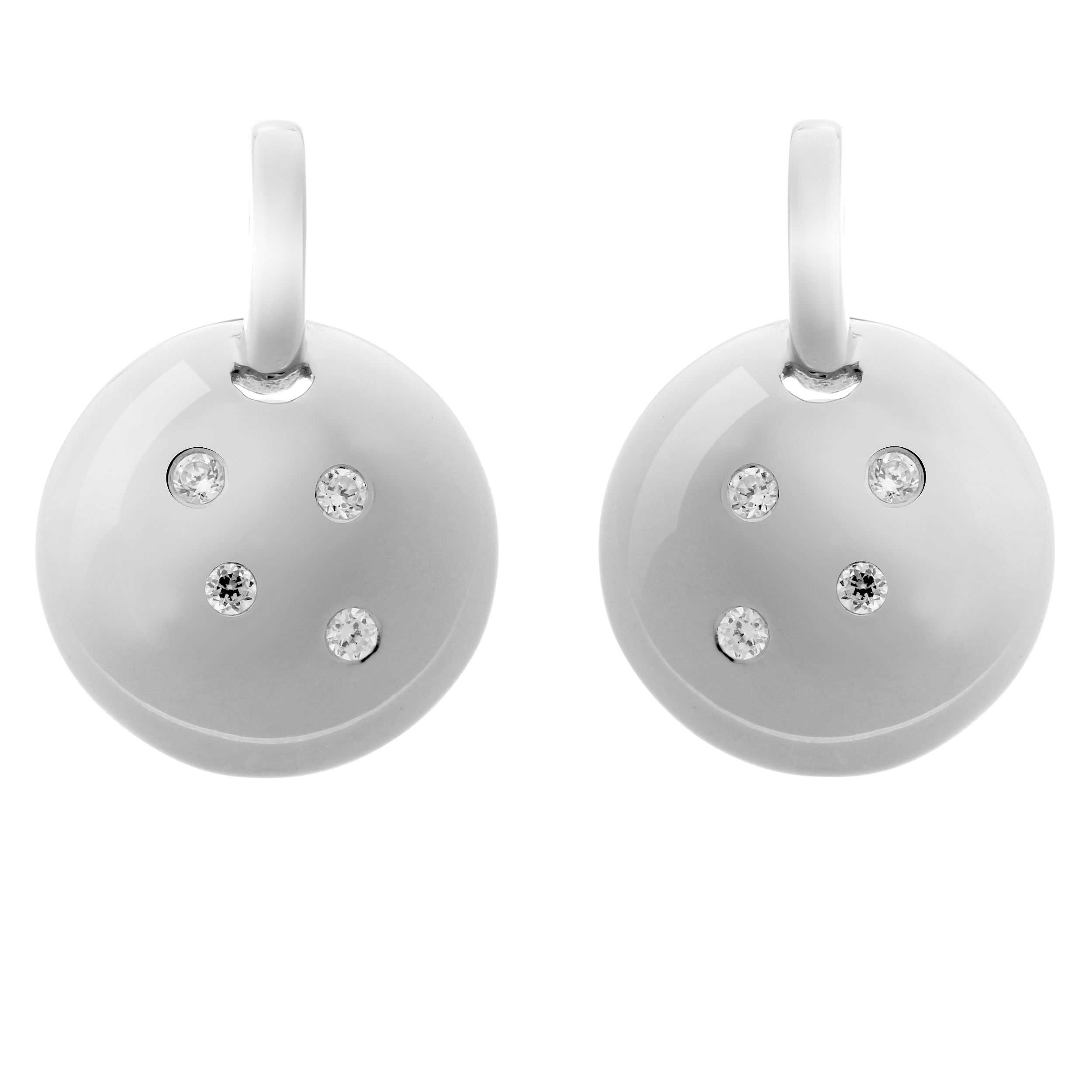 Orphelia 'Linn' Damen 925 Sterling Silber Set: Kettenanhänger + Ohrringe - Silber SET-7130 Image