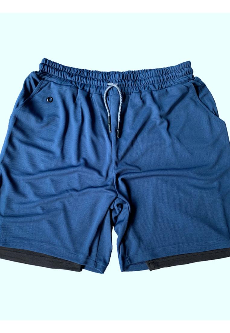 Herren Plus-Size Sportshorts mit Taschen und Kordelzug Image