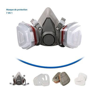 Schutzmaske 7-in-1-Schutzmaske, Malermaske, wiederverwendbar mit Anti-Staub-Filter, Atemgasmaske Image