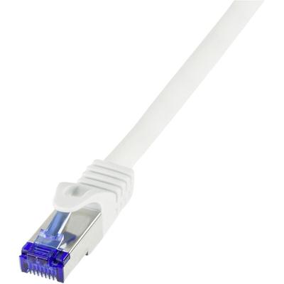 Logilink - C6A071S RJ45 cat 6a s/ftp 5.00 m Weiß 1 St. Image