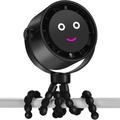 Sjqka - Ventilatore portatile per passeggino da 5000 mAh con display lcd 5 velocità regolabili,