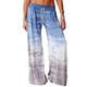 Per donna Gamba larga Chinos Casual Lunghezza intera Naturale Tinta a nodi Gamba larga Coulisse Comodo Traspirabilità Casual Quotidiano Rosso Blu Azzurro cielo Viola Primavera Autunno Vestibilit