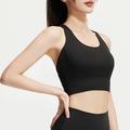 Per donna Tinta unita Maglia da tennis Canotta da tennis Reggiseno sportivo 1 Pezzo Senza Maniche Incrociato Sportivo Riduce lo sfregamento Alta elasticità Professionale Tennis Corsa Fitness Spallina