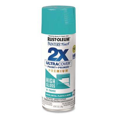 Rust-Oleum Painter's Touch 2X Ultra Cover Spray Paint, High Gloss St. Tropez, 12 oz Aerosol Can (RST331175EA) Each Rust-Oleum® Paints