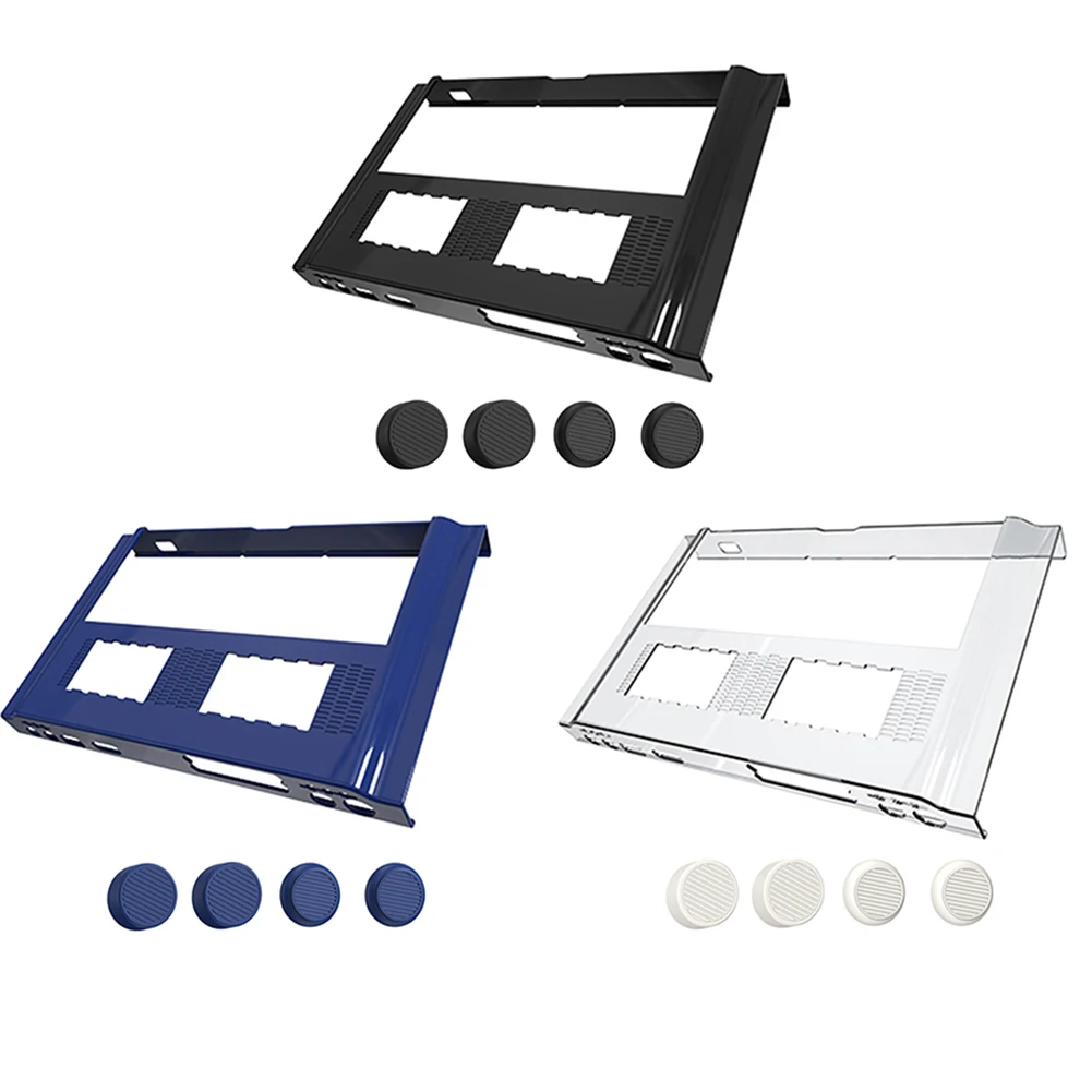 Schutzhülle, PC, stoßdämpfende Schutzabdeckung, rutschfest, mit 4 Daumengriffkappen für Lenovo Legion Go Gaming Handheld 2023 Image