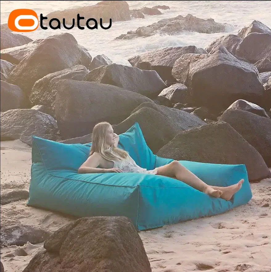OTAUTAU Outdoor-Sitzsack-Liege-Abdeckung, Schwimmbad, Strand, Veranstaltung, Pouf SF469【Kein Füllstoff! Kaufen Sie Ihren Füllstoff nicht selbst!】