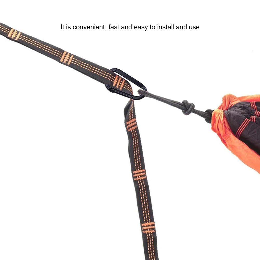 Outdoor Camping Wandern Hängematte Riemen Hohe Festigkeit Hängematten Hängen Seil Gürtel Baum Schaukel Befestigungs Gürtel Ausrüstung Image
