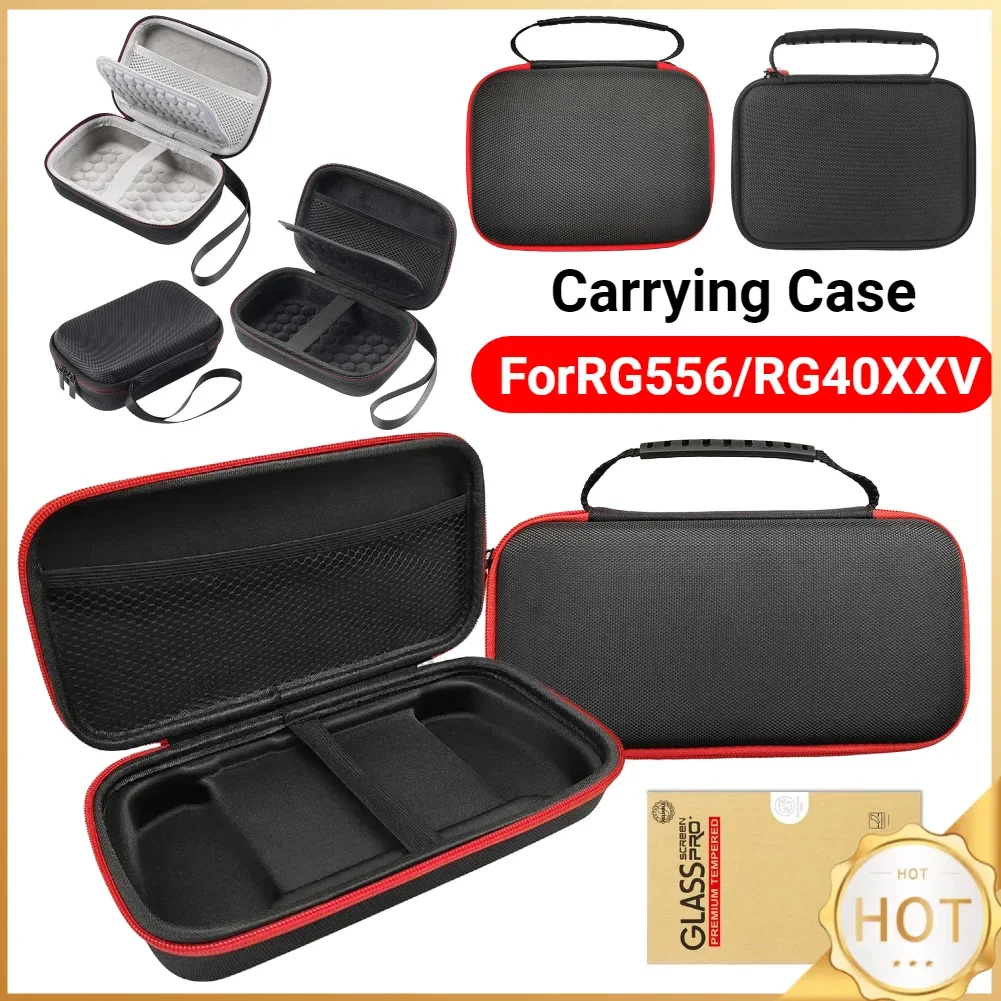 EVA-Reise-Schutzhülle, stoßfeste Tragetasche mit Netztasche für Anbernic RG556/RG40XXV Retro-Handspielkonsole Image