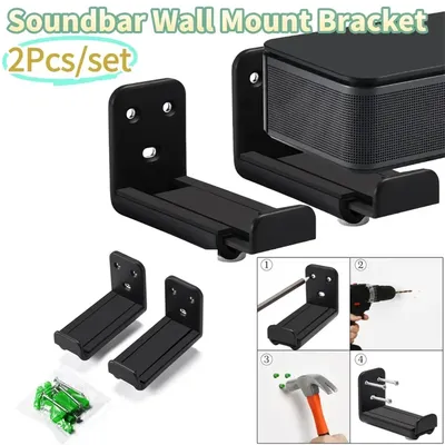 Soundbar Wandhalterung Anti-Drop Soundbar Lautsprecher Wandhalter Trockenbau Sound Bar Wandhalterung für Samsung Vizio LG für Bose