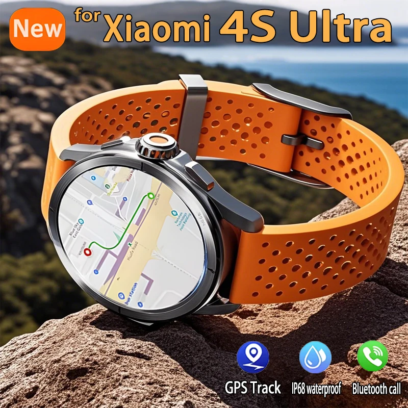 Für Xiaomi Uhr S4 Ultra GPS Sport Version Smart Uhr Männer AMOLED HD Display Wasserdichte Bluetooth Anruf Outdoor Armband Uhren