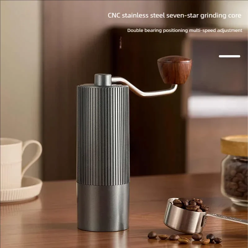 2026 Handbetriebene Kaffeemühle Seven Star Kaffeemühle Haushalts-Kaffeemühle mit Stahlkern Handbetriebene Kaffeemühle Kaffeemaschine Image