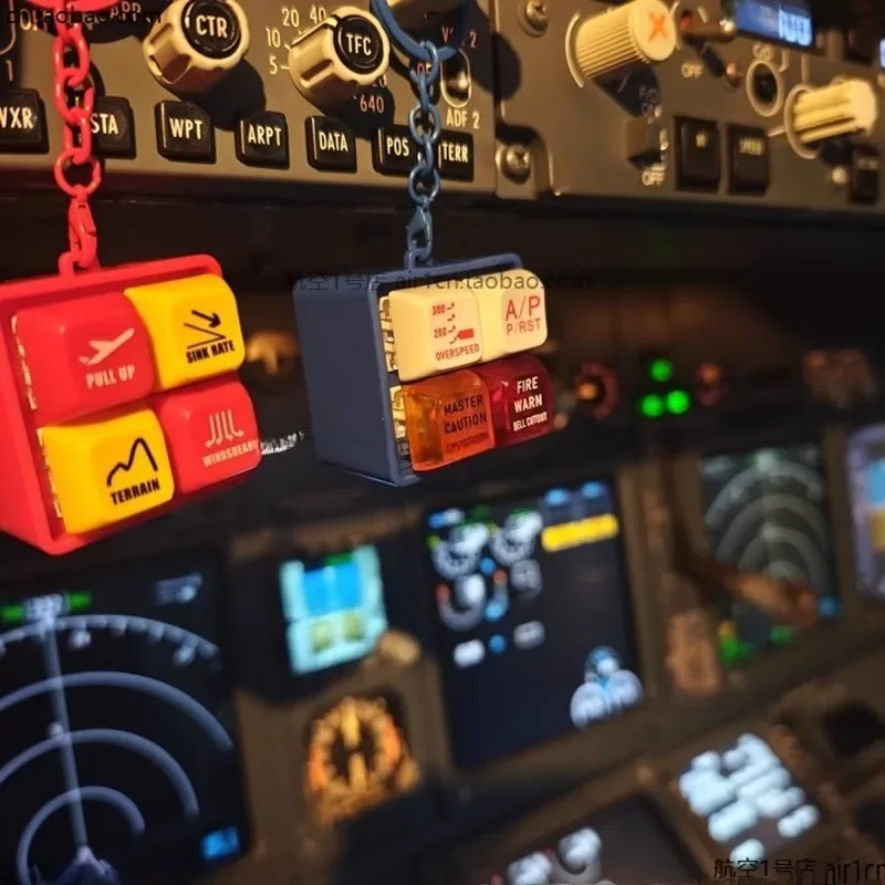 Boeing 737 Airbus EGPWS Warnung Sound Simulator Pilot Schlüsselanhänger Image