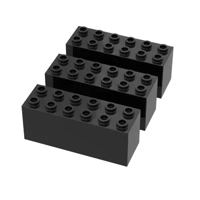 1PCS NEUE 40 Gramm Ziegel Spezielle 73090 Gewicht mit Versiegeltem Boden 73843 MOC Gebäude Schwerkraft Block Ziegel Teile für 9686 11200 Kran Image