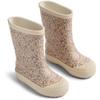 Gummistiefel WHEAT "Wheat Gummistiefel Muddy", Kinder, Gr. 22, Normalschaft, lila flower meadow, 100% Natur-Gummi, Schuhe