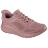 Slip-On Sneaker SKECHERS "BOBS SQUAD CHAOS-CURRENT MUSE", Damen, Gr. 42, rosa, Textil, sportlich, Schuhe, Freizeitschuh für Maschinenwäsche geeignet