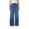 Schlagjeans S.OLIVER "SURI", Damen, Gr. 42, Länge 30, blau (mid blau), Denim/Jeans, Obermaterial: 76% Baumwolle, 23% Polyester, 1% Elasthan, casual, normal lang, Jeans, mit Stretch-Anteil