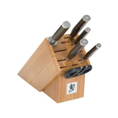 Shun Premier 7 Piece Essential Kitchen Knife Block Set - TDMS0700