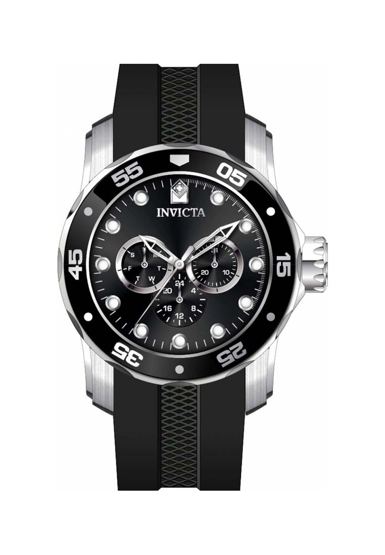 Invicta IN-45721 Mens Pro Diver Watch - Black - One Size | Invicta Sale | Discount Designer Brands