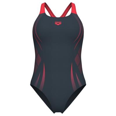 Arena - Women's Poseidonia Swimsuit Swim Pro Back LB - Badeanzug Gr 38 blau Image