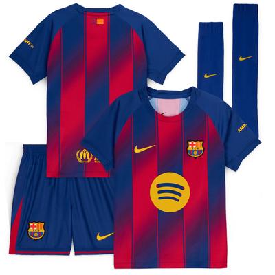 Barcelona Nike Mini-Heimsausrüstung 2025-26 - Kleinkinder Image