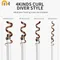 Hair Curling Iron 9mm Curler Wand Professional Curly Tongs Ceramic Electric SalonStyling Tool Small Crimping Iron Waves for Hair