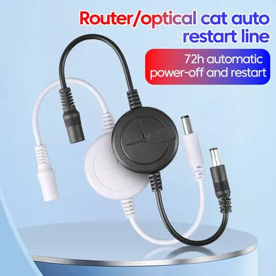 Router Rebooter WiFi Reset Router Timing Restart Module Timing Automatic Power Off Reset Restart Control Line 5V-15V