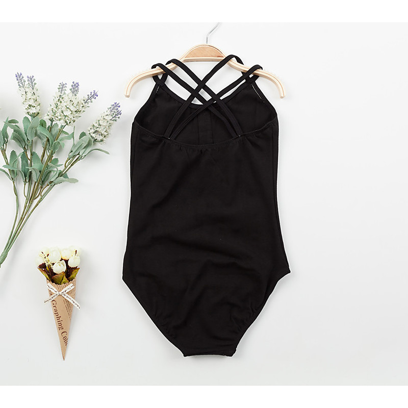 Kids' Dancewear Gymnastics Ballet Leotard / Onesie Pure Color Girls' Training Performance Sleeveless Polyester / Cotton