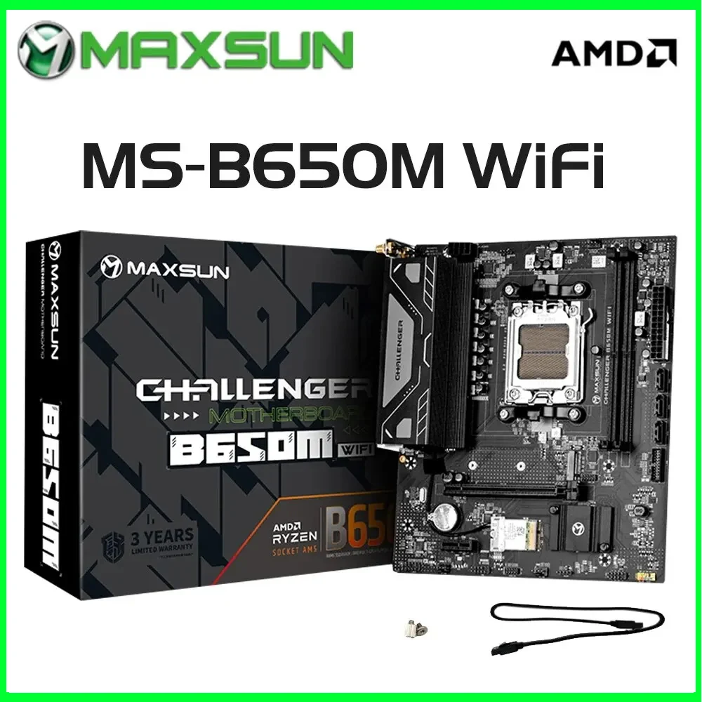 MAXSUN Neue B650M WiFi Computerkomponenten Spiel-Motherboard DDR5 M.2 unterstützt AMD CPU AM5 7500F/7900X/7700X/7600X Image