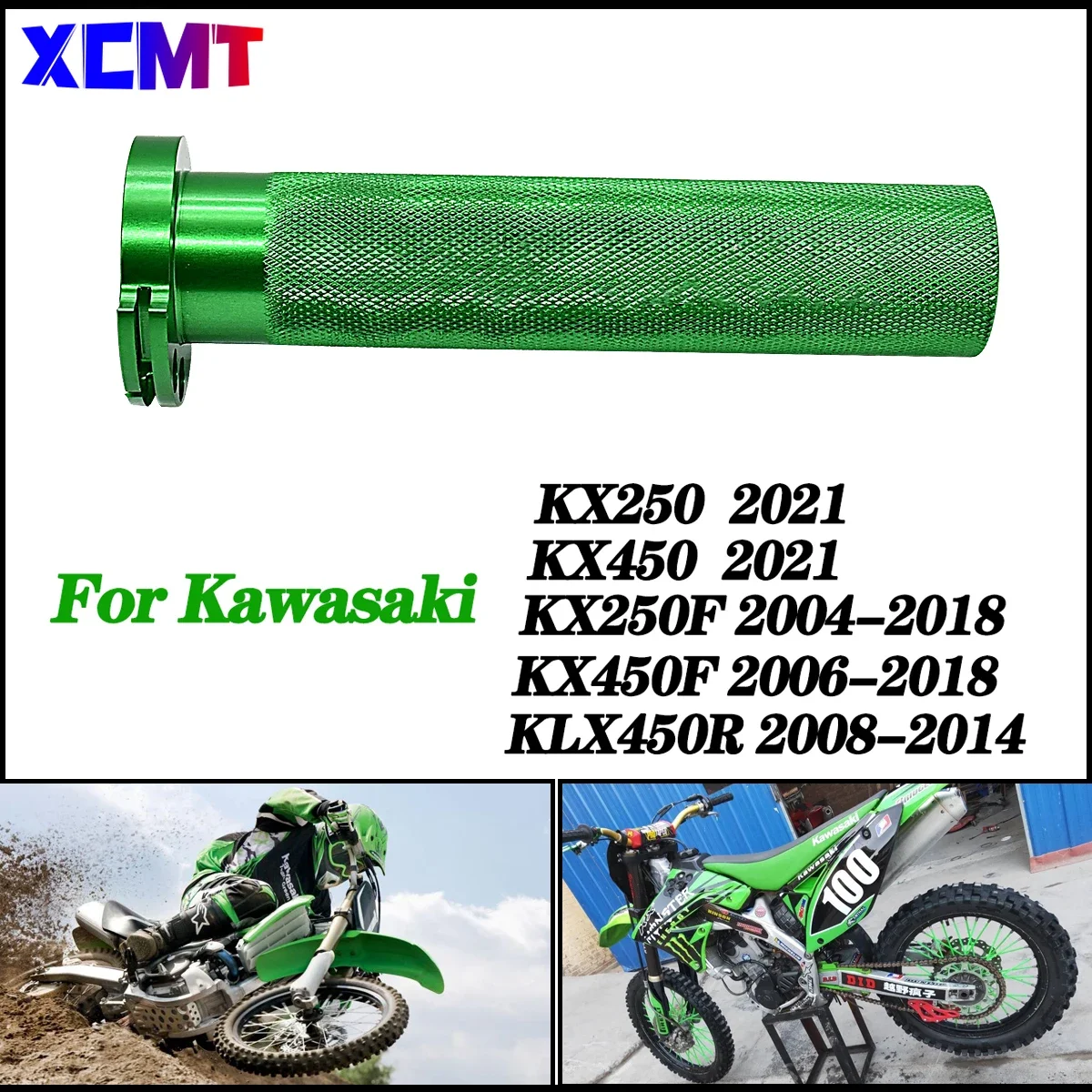 Motorrad Lenker Grip Drossel Rohr Für KAWASAKI KX250 KX450 KX250F KX450F KLX450R KLX125 KLX250 D-TRACKER KLX150BF KLX150S Image