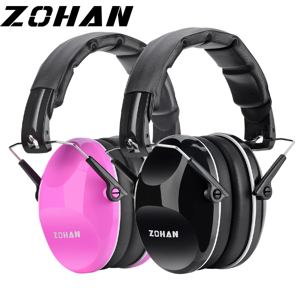 ZOHAN Kinder-Ohrenschützer zum Gehörschutz, weiche, verstellbare Ohrmuscheln mit Geräuschunterdrückung für Kleinkinder, zum Schlafen, Lesen, Anti-Lärm Image