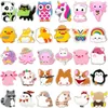1 Stück Kawaii Tier LED Schuh Charms, süße Katze Panda Eule Pin für Schuhdekoration, Einhorn Kuh Clog Schnalle Zubehör für Sandalen