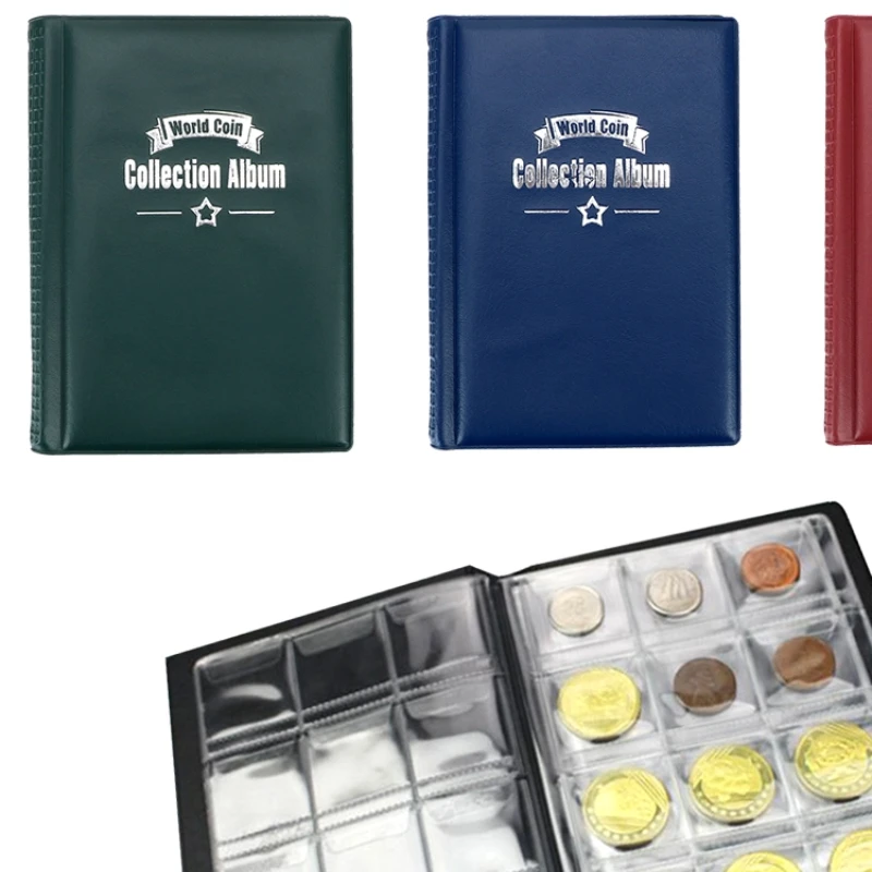 Minimalistischer Stil, PVC-Folie, 120-Gramm-Münzen, künstliches PU-Leder, multi-kinetische Münzsammlung Image