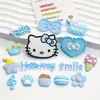 [17 Stück Hello Kitty Charm] Hello Kitty Themed Schuh Charm PVC Cartoon Schuhschnallen mit Schuhdekoration Anime Charakter Weihnachtsgeschenke