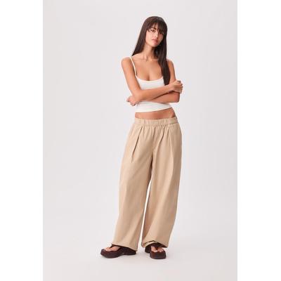 Stradivarius Barrel trousers Stone M