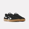 Sneaker REEBOK CLASSIC "REEBOK SMASH EDGE", Gr. 39, schwarz-weiß (schwarz, weiß, gum), Leder, Synthetik, sportlich, Schuhe