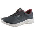 Slip-On Sneaker BUGATTI, Herren, Gr. 43, blau, Lederimitat, sportlich, Schuhe, Sneaker, Schlupfschuh, Freizeitschuh mit Logoverzierung