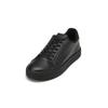 Sneaker MARC O'POLO "aus edlem Rindnappaleder", Herren, Gr. 47, schwarz, Obermaterial: 100% Leder (Rind), Schuhe
