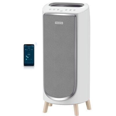 Luftreiniger ROWENTA "PU6180 Intense Pure Air Home Connect", grau (weiß, grau), B:23cm H:74cm T:31,5cm, Luftreiniger, HEPA-Luftfilterung, App, 4 automatische Modi, 32 dB(A), Textil-Finish Image