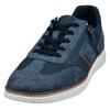 Schnürschuh BUGATTI, Herren, Gr. 40, blau, Lederimitat, casual, Schuhe, Schnürschuh, Freizeitschuh, Halbschuh mit zusätzlichem Reißverschluss