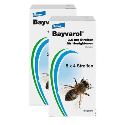 Bayvarol Strips Doppelpack 2x5x4 St Streifen Image