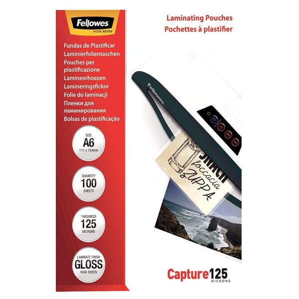 Fellowes 100x Laminierfolien »Capture125« 125 µm Image