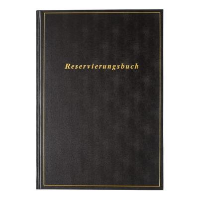 Brunnen Buchkalender »Reservierungsbuch '26, 1 Tag = 1 Seite« A4 schwarz, 21x29.7 cm Image