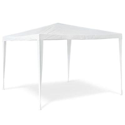 relaxdays Pavillon 3x3m weiß