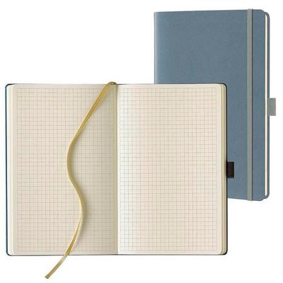 Lediberg Notizbuch »Tucson« kariert A5 silbergrau Image