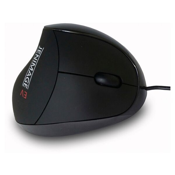 Jenimage Ergonomische Maus »EV Vertical Mouse USB« schwarz, 10.4x6.5x7.5 cm