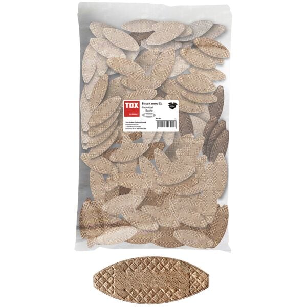 TOX Flachdübel »BISCUIT WOOD P0« 250 Stück braun